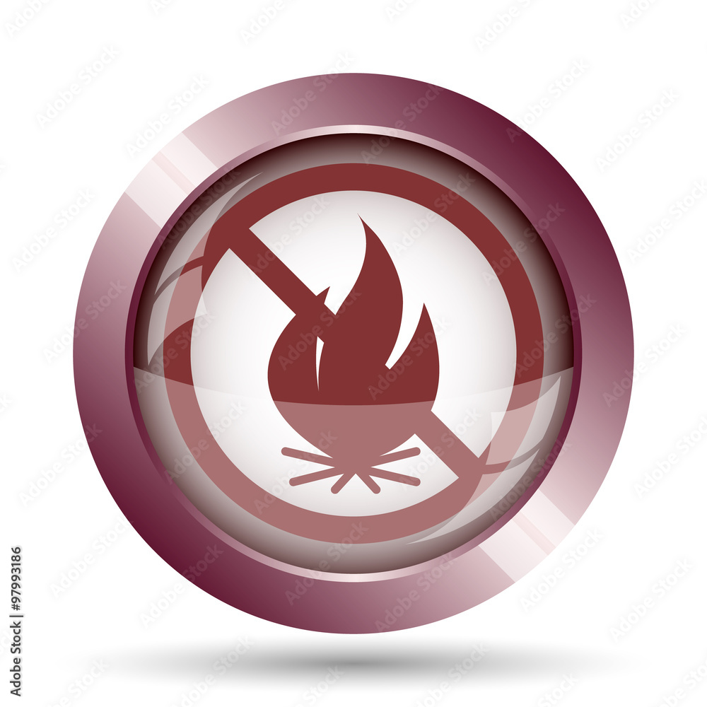 Fire forbidden icon