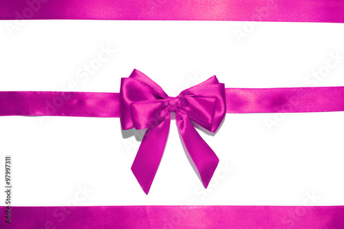 Purple  ribbon and bow