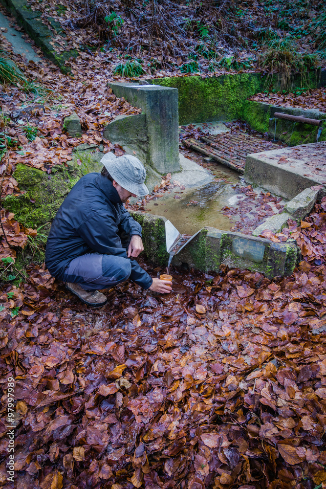 Fototapeta premium u źródła wody