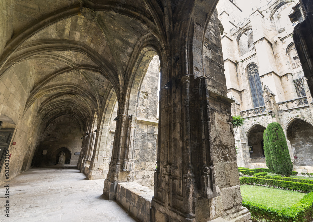 Narbonne (France), cathedral cloister Narbonne (France), cathedral cloister