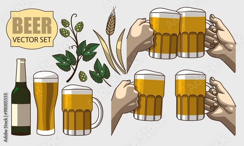 Set of beer