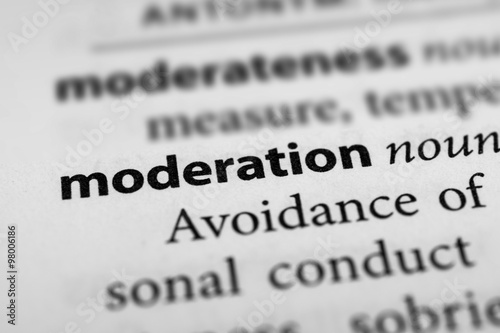 Slika na platnu Moderation