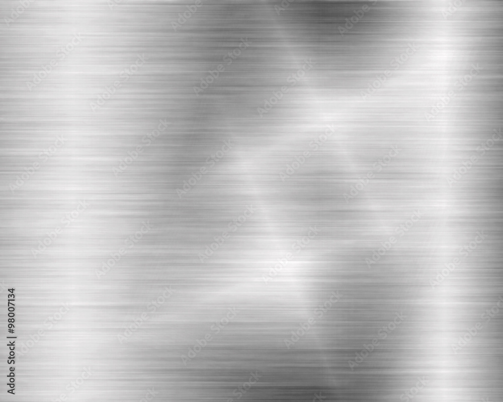 Metal background or texture of brushed steel plate