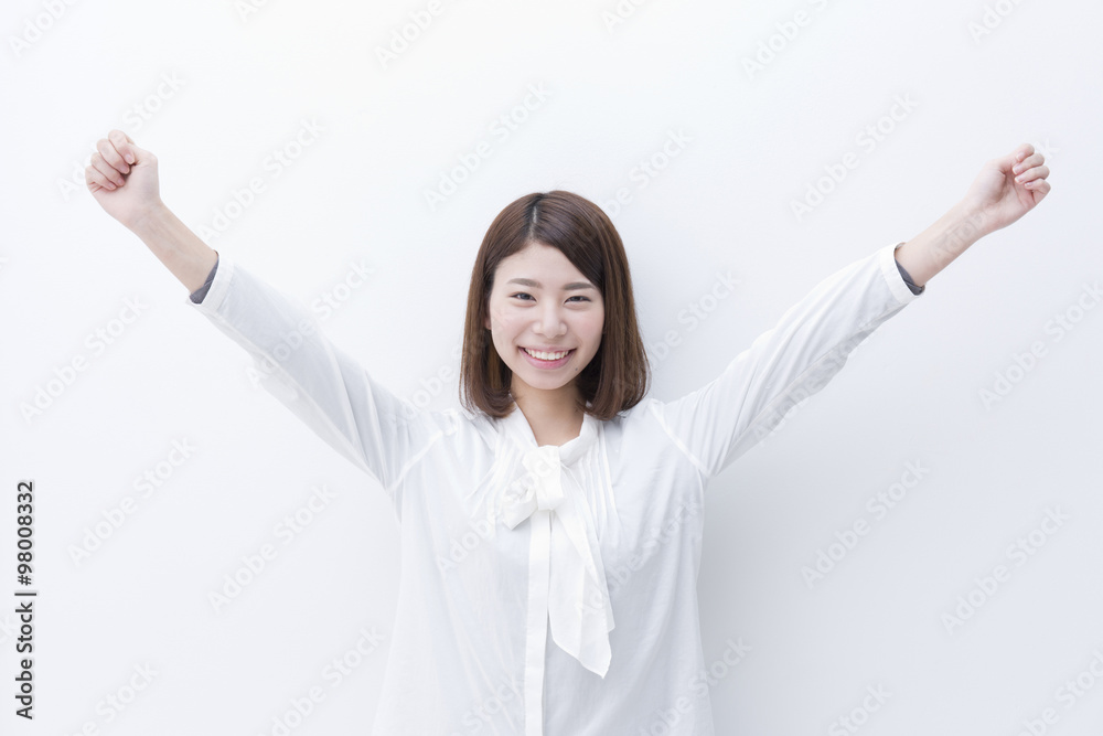 笑顔の女性 笑顔の女性