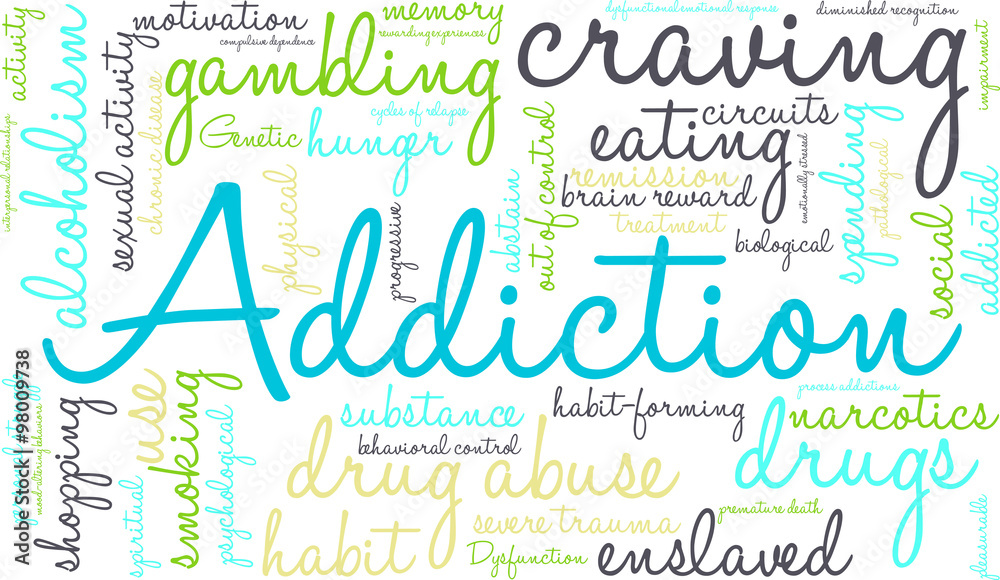 Addiction Word Cloud Addiction Word Cloud