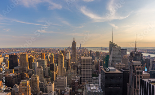 New York City downtown skyline in the afternoon © kanonsky