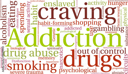 Addiction Word Cloud