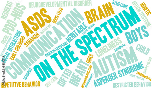 On The Spectrum Word Cloud
