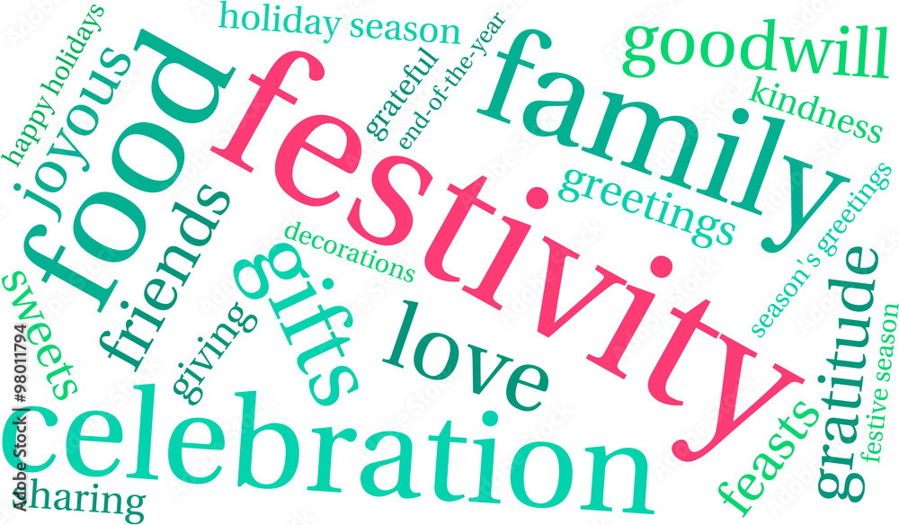 Festivity Word Cloud