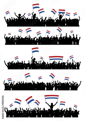 Cheering or Protesting Crowd Netherlands