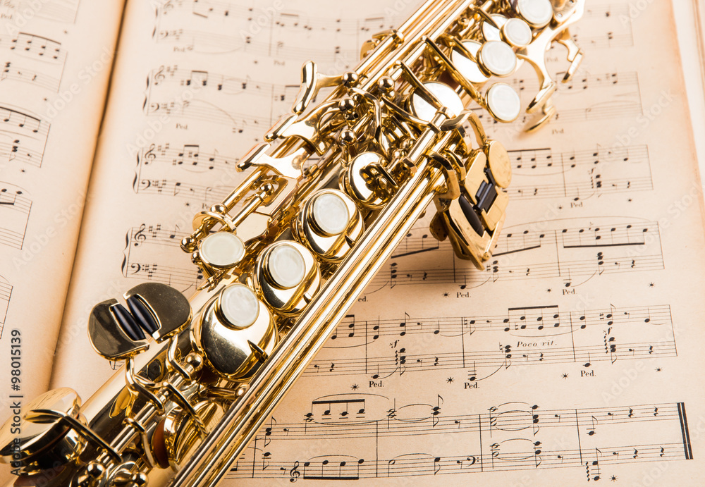 Obraz premium Sopransaxofon