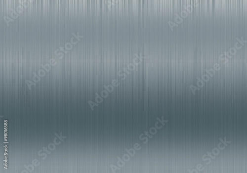 Metal background or texture of brushed steel plate with reflecti