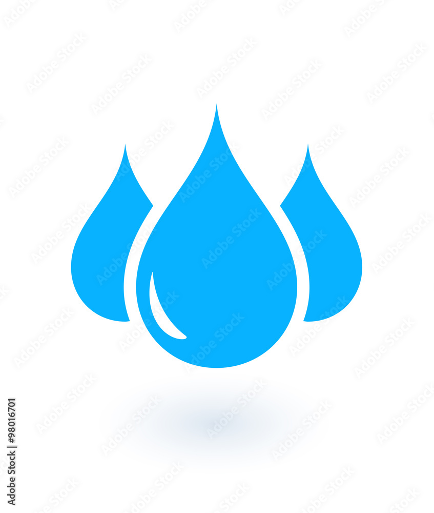 isolated drops silhouette