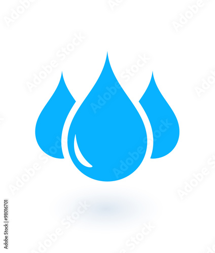 isolated drops silhouette