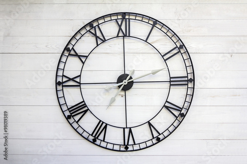 Old roman numeral clock