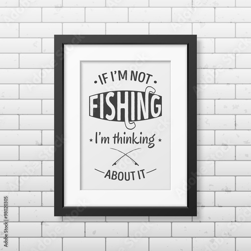 Quote typographical Background in the black frame 