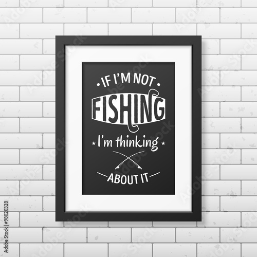 Quote typographical Background in the black frame 