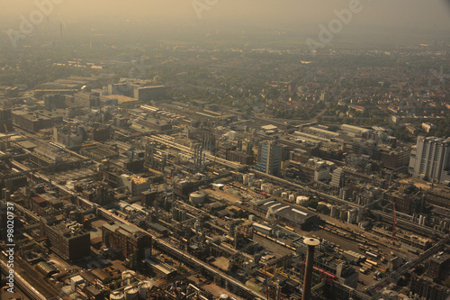 Luftbild Mannheim Industrie