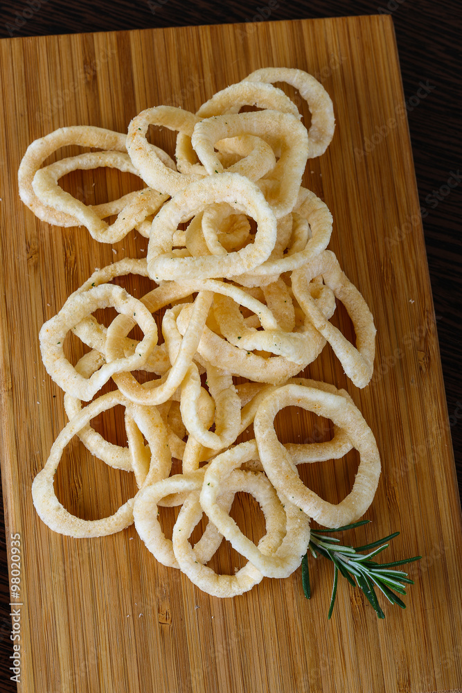Fried onion rings Fried onion rings