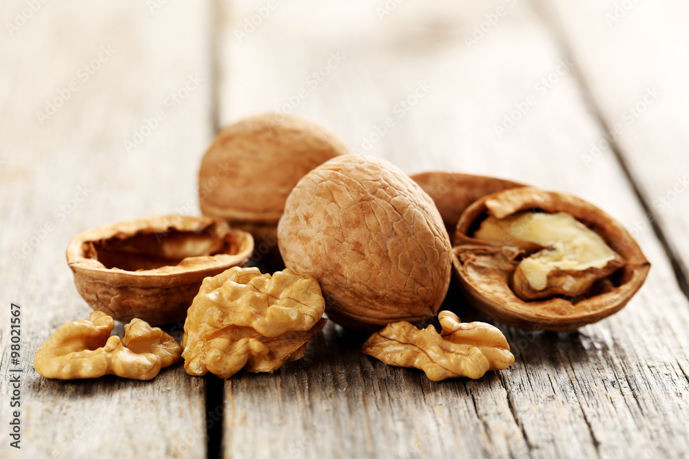 Walnut isolated on a white background Walnut isolated on a white background