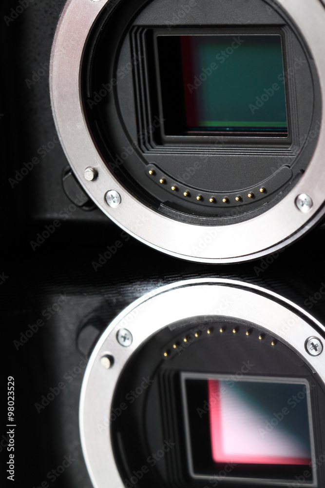 Digital camera sensor / APS-C CMOS sensor on a mirrorless digital ...