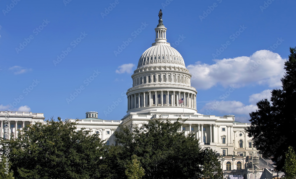 Naklejka premium US Capital Building.