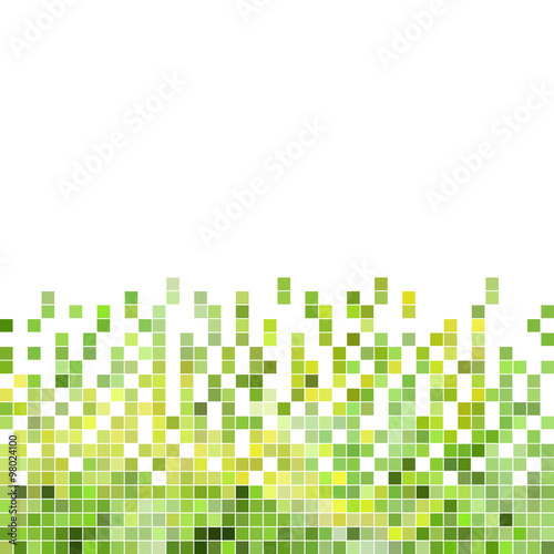 abstract vector square pixel mosaic background