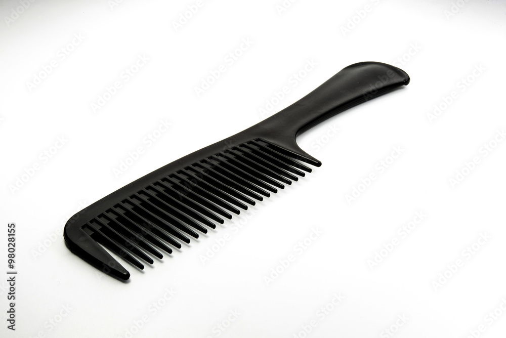 black hairdresser tool on white background black hairdresser tool on white background