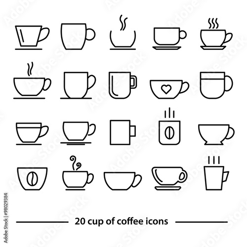 cup of coffe icons