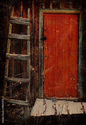 old door and staircase © happyframe