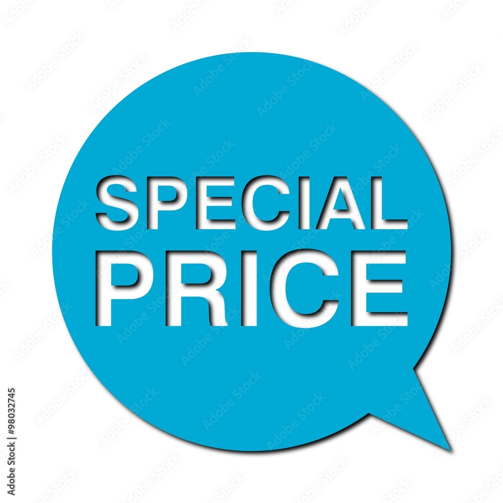 Speech Bubble special price with shadow Speech Bubble special price with shadow