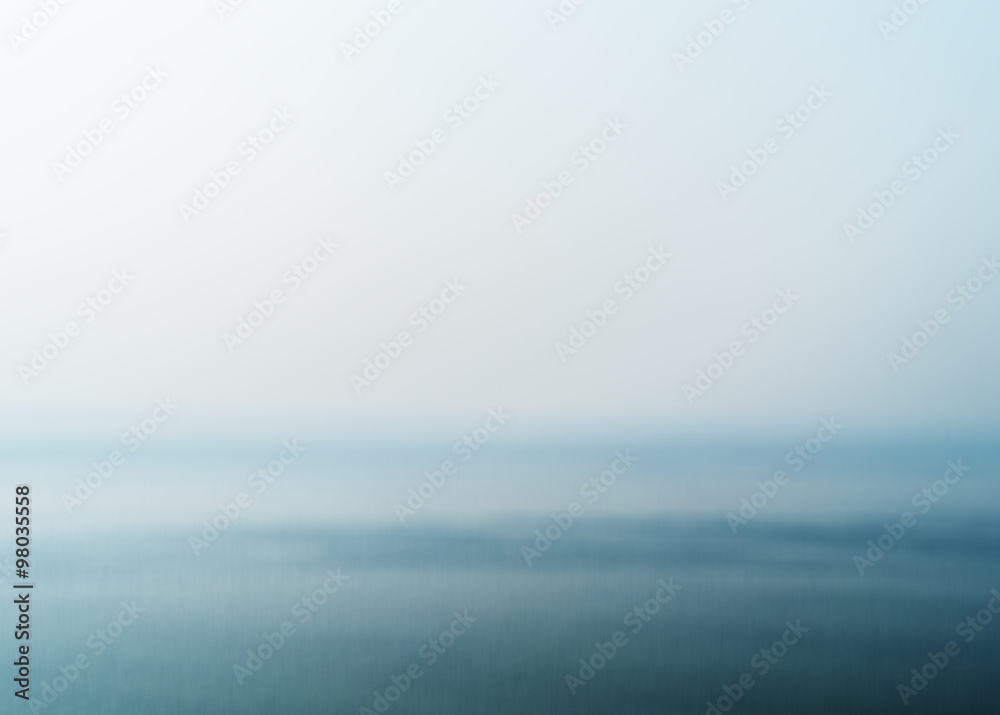 Empty morning ocean abstraction background