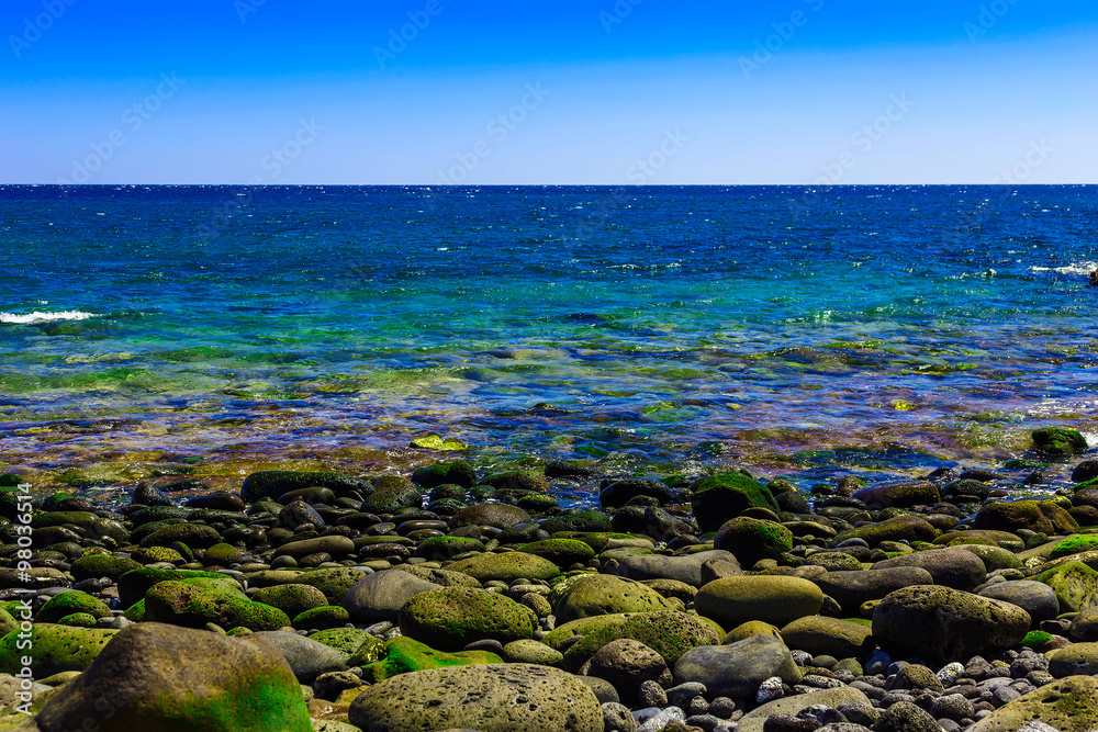 Stone Coast or Shore of Atlantic Ocean Stone Coast or Shore of Atlantic Ocean