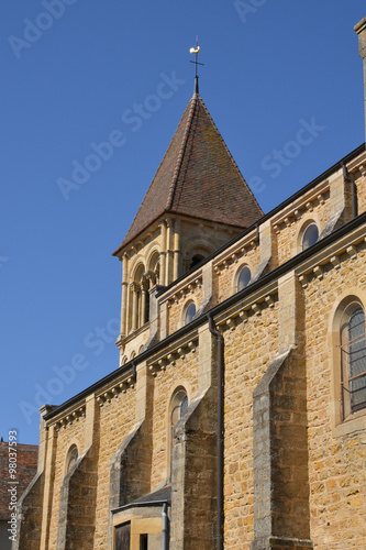 France, picturesque village of Saint Julien de Jonzy in Saone et photo