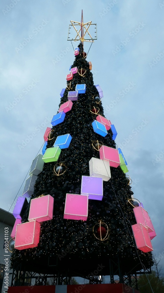 Obraz premium Sapin de Noël géant