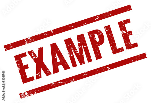 Example Stempel rot