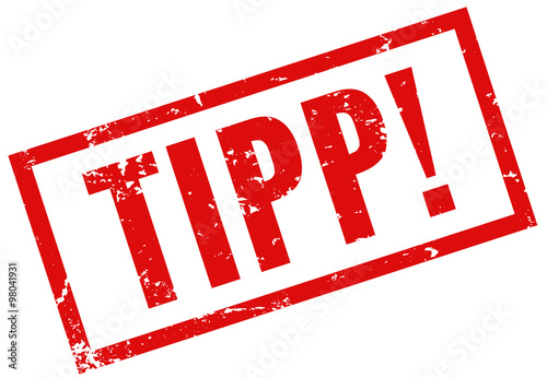 Unser Tipp! Stempel rot