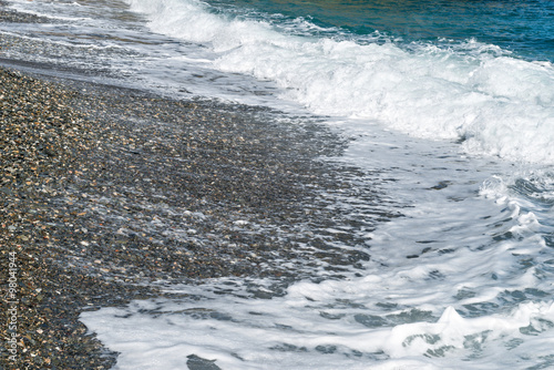 Seashore with stones