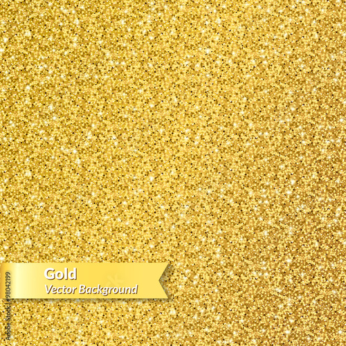 Gold glitter texture