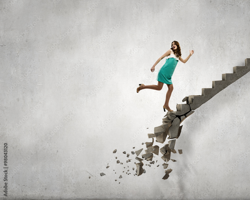 Up the ladder overcoming challenges Up the ladder overcoming challenges