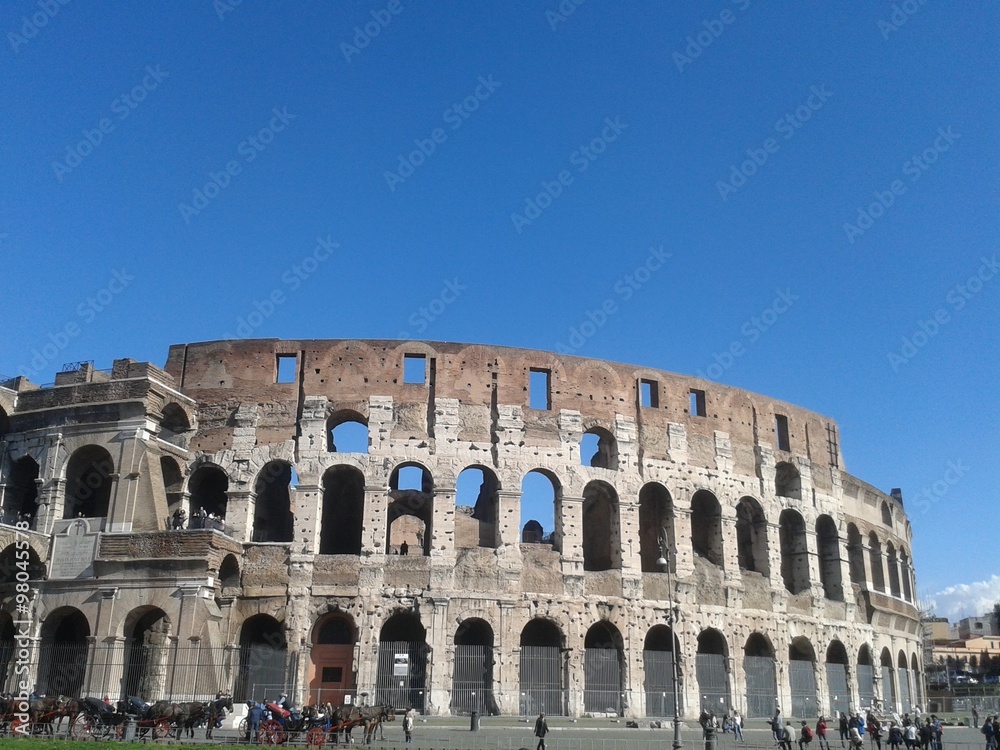 Cielo azul en Roma