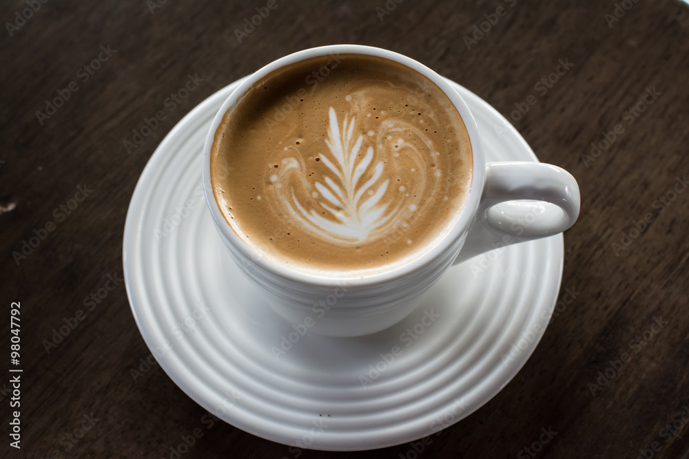 Fototapeta premium Coffee with art