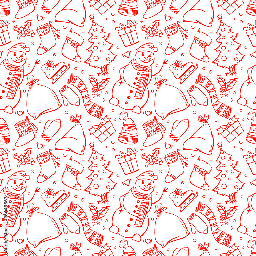 seamless Christmas background seamless Christmas background