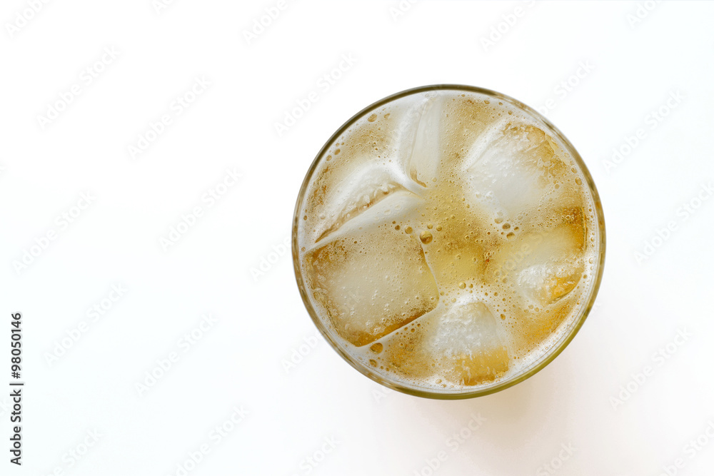 beer with ice