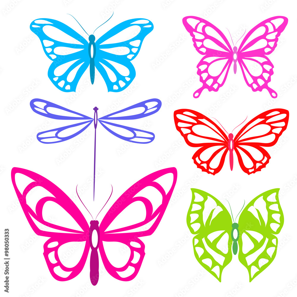 Obraz premium butterflies design