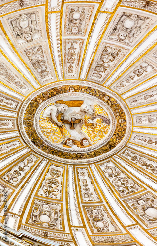 Ceiiing Dome Father Son Holy Spirit Cathedral  Mezquita Cordoba