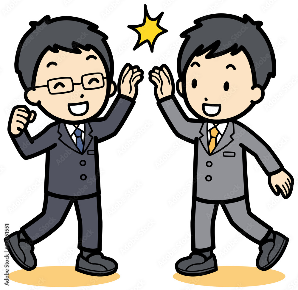 ハイタッチ Stock イラスト Adobe Stock