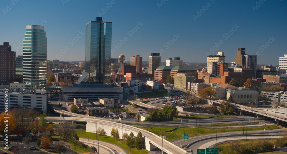 Downtown Knoxville, Tennessee skyline