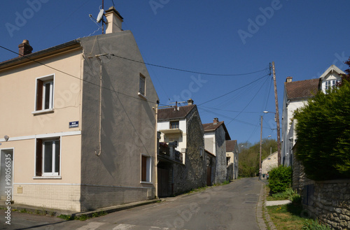 Ile de France, picturesque village of gaillon sur montcient photo