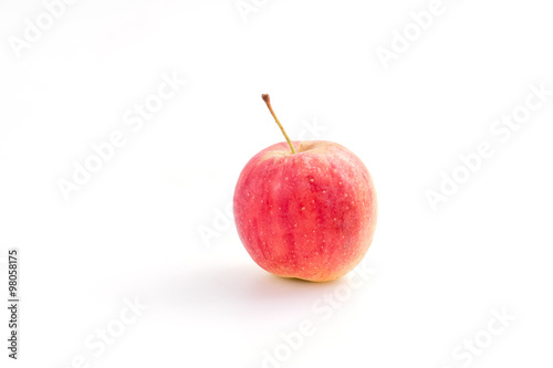 mini apple on white background
